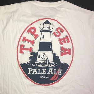 Mens nautica white Short sleeve t shirt M